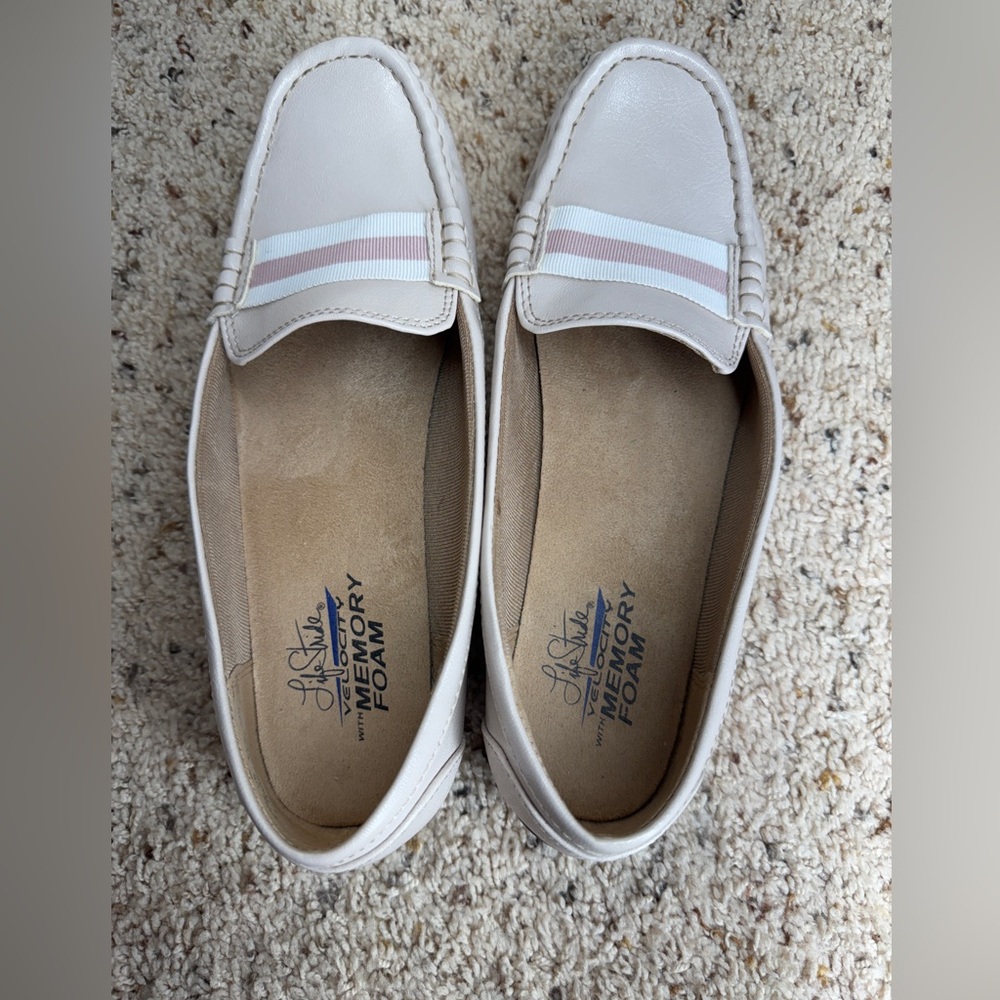 Life stride velocity comfort support flex loafers w memory foam Womens 9.5M
